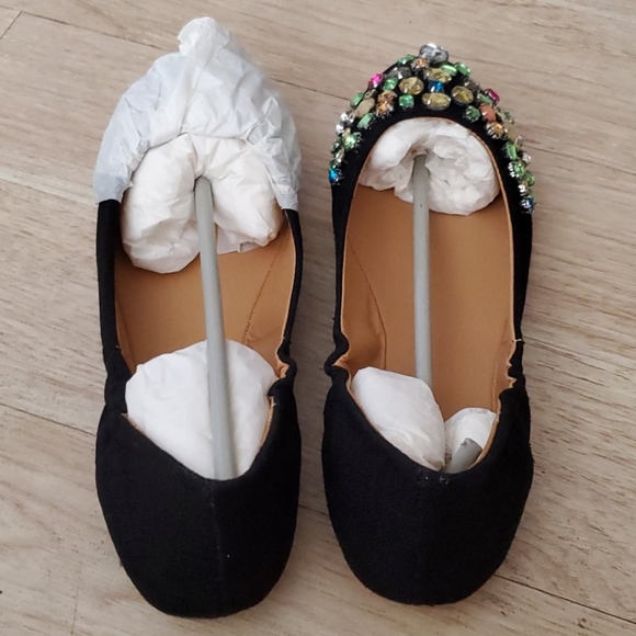 Shoedazzle Rhinestone Flats - Picture 3 of 7